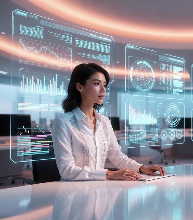 Persona haciendo programación en su escritorio tras descubrir fallos básicos en una web corporativa